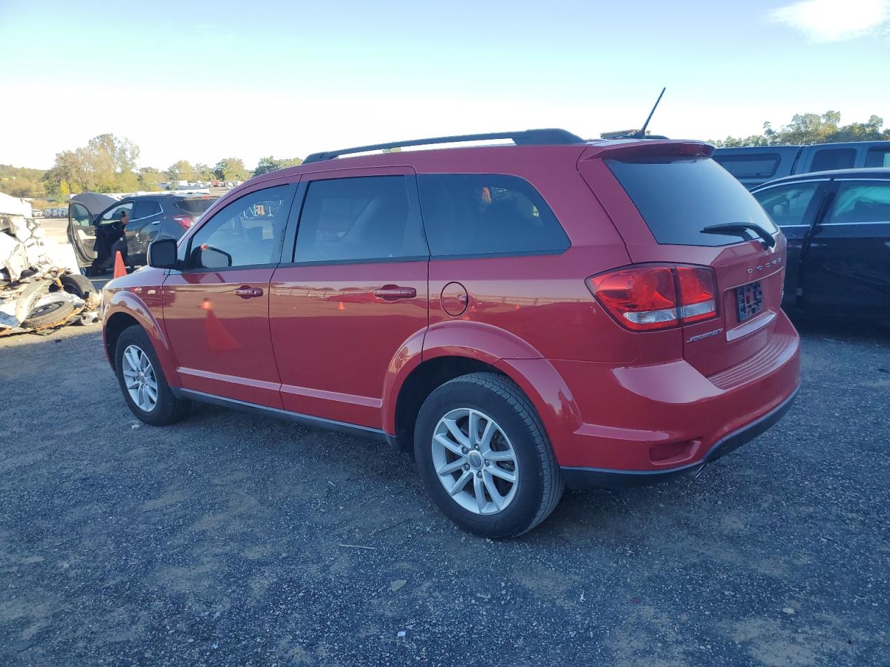 2014 Dodge Journey VIN 3C4PDCBG4ET161041 Copart auction photo, front end damage thumbnail 2
