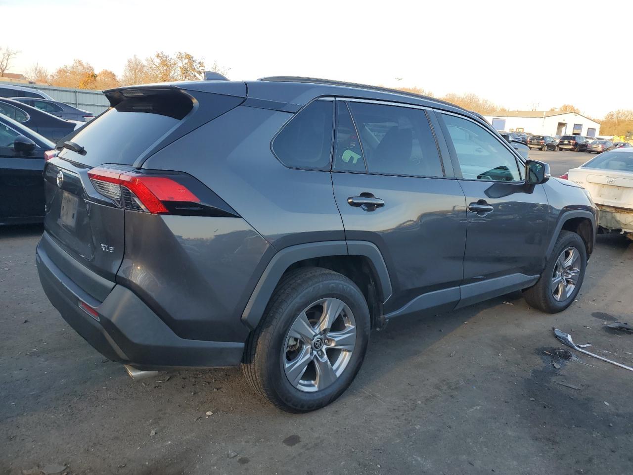2022 Toyota RAV 4 VIN 2T3W1RFV1NW192546 Copart auction photo, side damage thumbnail 3