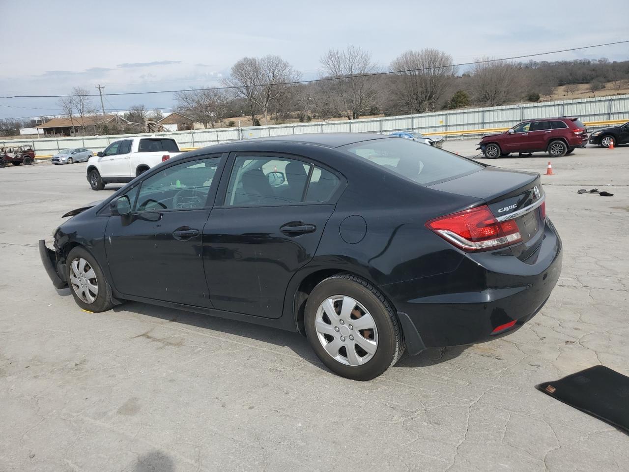 2013 Honda Civic VIN 19XFB2F57DE023453 Copart auction photo, front end damage thumbnail 2