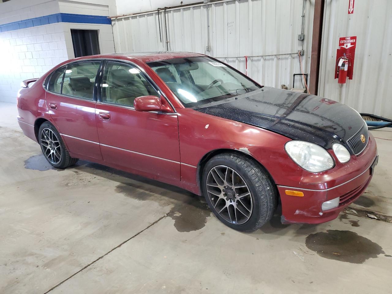 2000 Lexus GS 300 VIN JT8BD68S7Y0105733 Copart auction photo, front end / undercarriage damage thumbnail 4