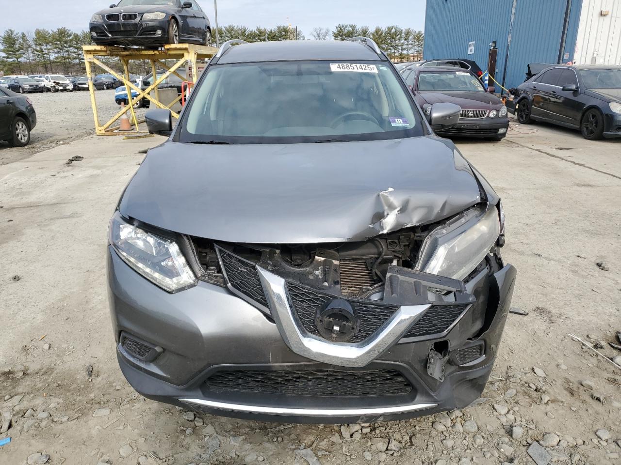 2016 Nissan Rogue VIN KNMAT2MV7GP601050 Copart auction photo, front end damage thumbnail 5