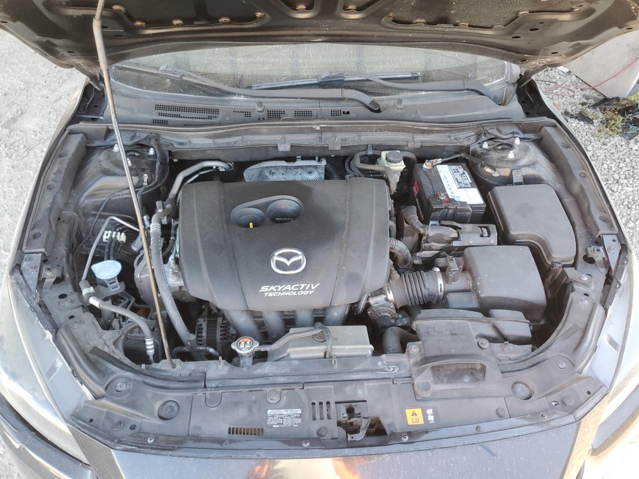2017 Mazda 3 VIN 3MZBN1U77HM123727 Copart auction photo, side damage thumbnail 11