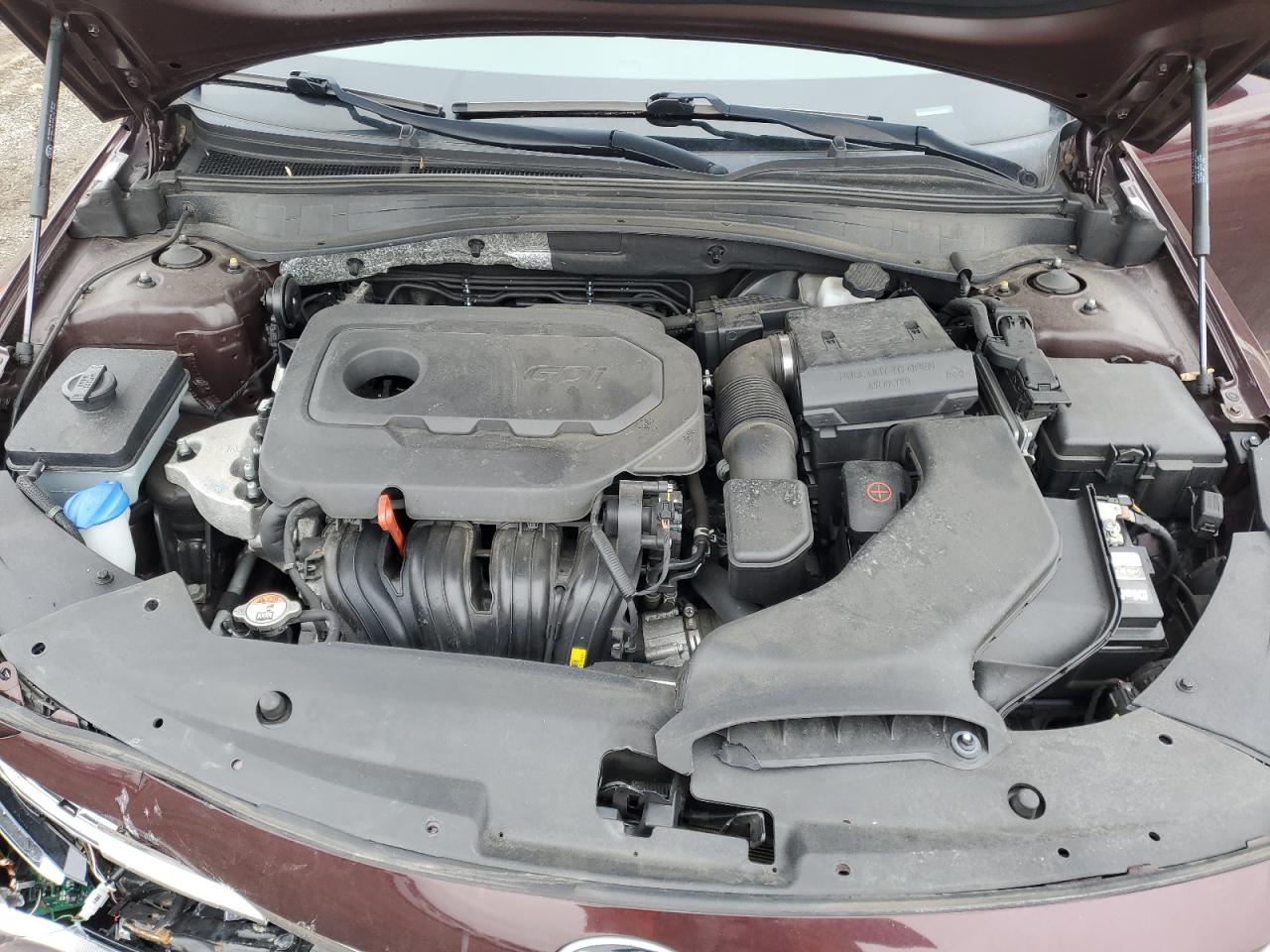 2018 KIA Optima VIN 5XXGU4L35JG177465 Copart auction photo, all over damage thumbnail 11
