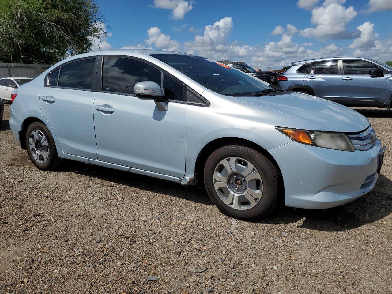 2012 Honda Civic VIN JHMFB4F28CS003725 Copart auction photo, front end damage thumbnail 4
