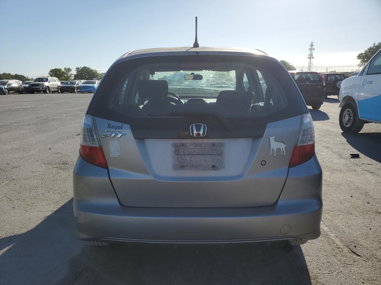 2010 Honda Fit VIN JHMGE8H21AS012909 Copart auction photo, front end / side damage thumbnail 6