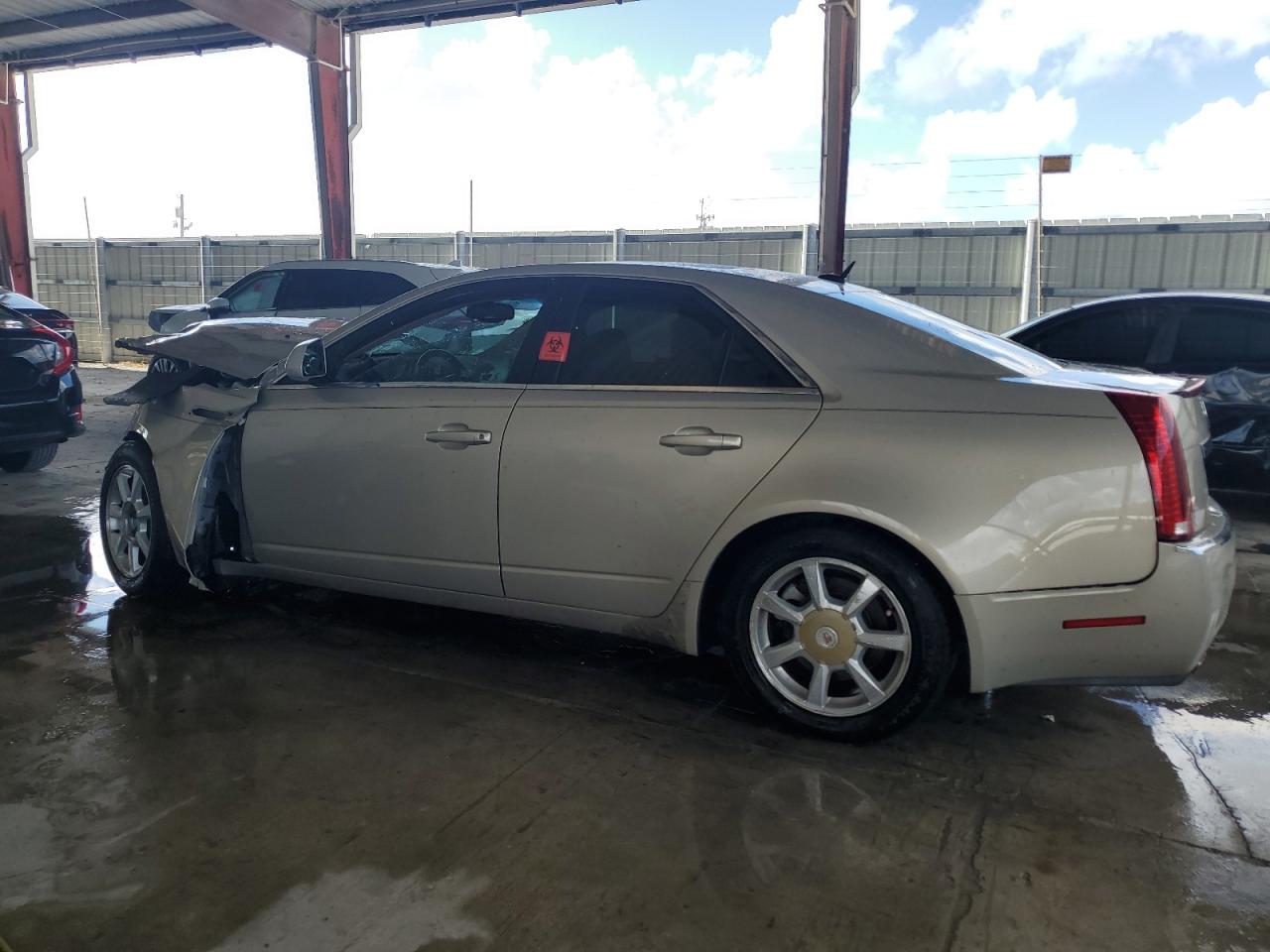 2008 Cadillac CTS VIN 1G6DM577380121836 Copart auction photo, front end damage thumbnail 2