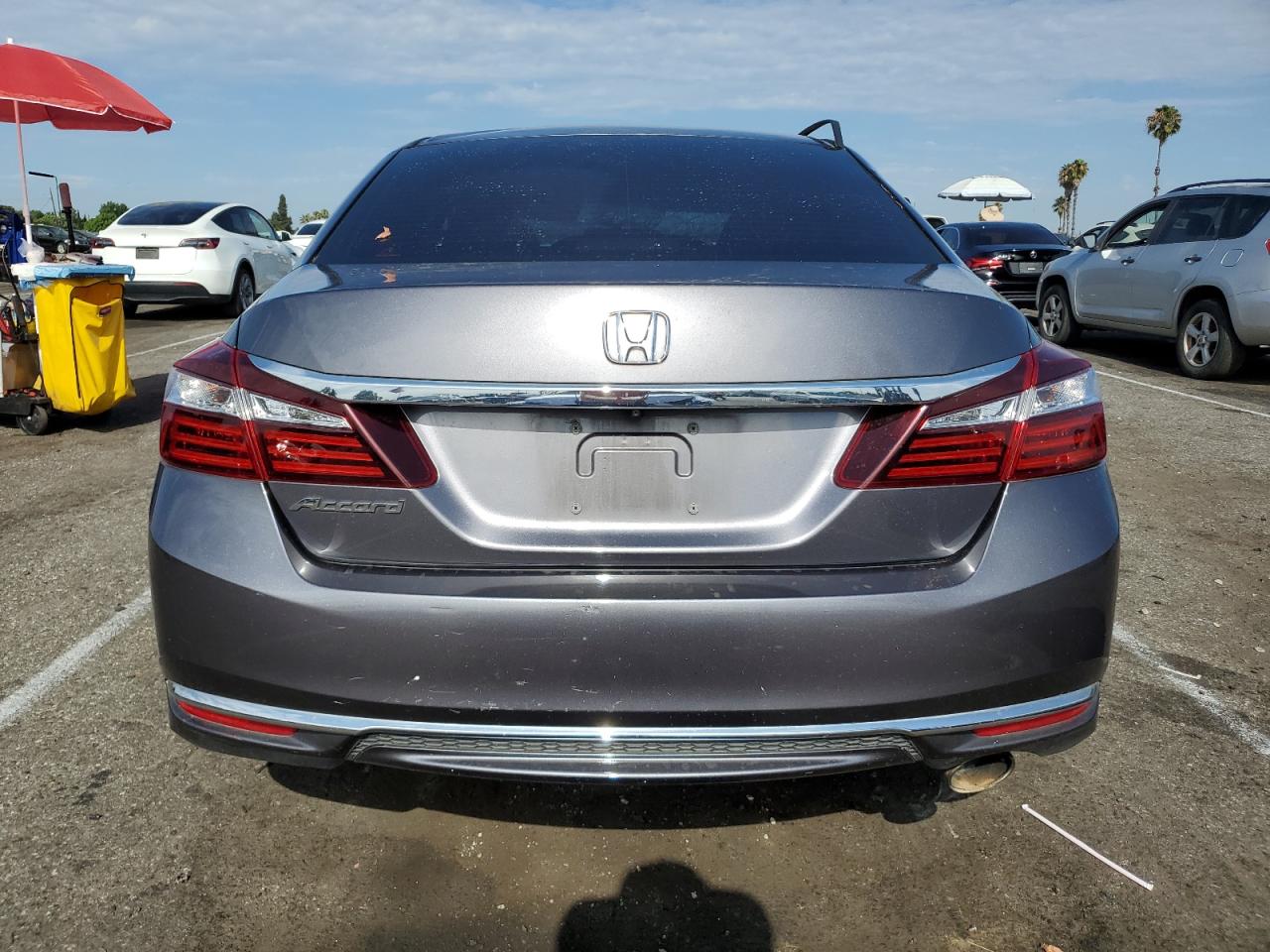 2017 Honda Accord VIN 1HGCR2F37HA191178 Copart auction photo, rollover damage thumbnail 6