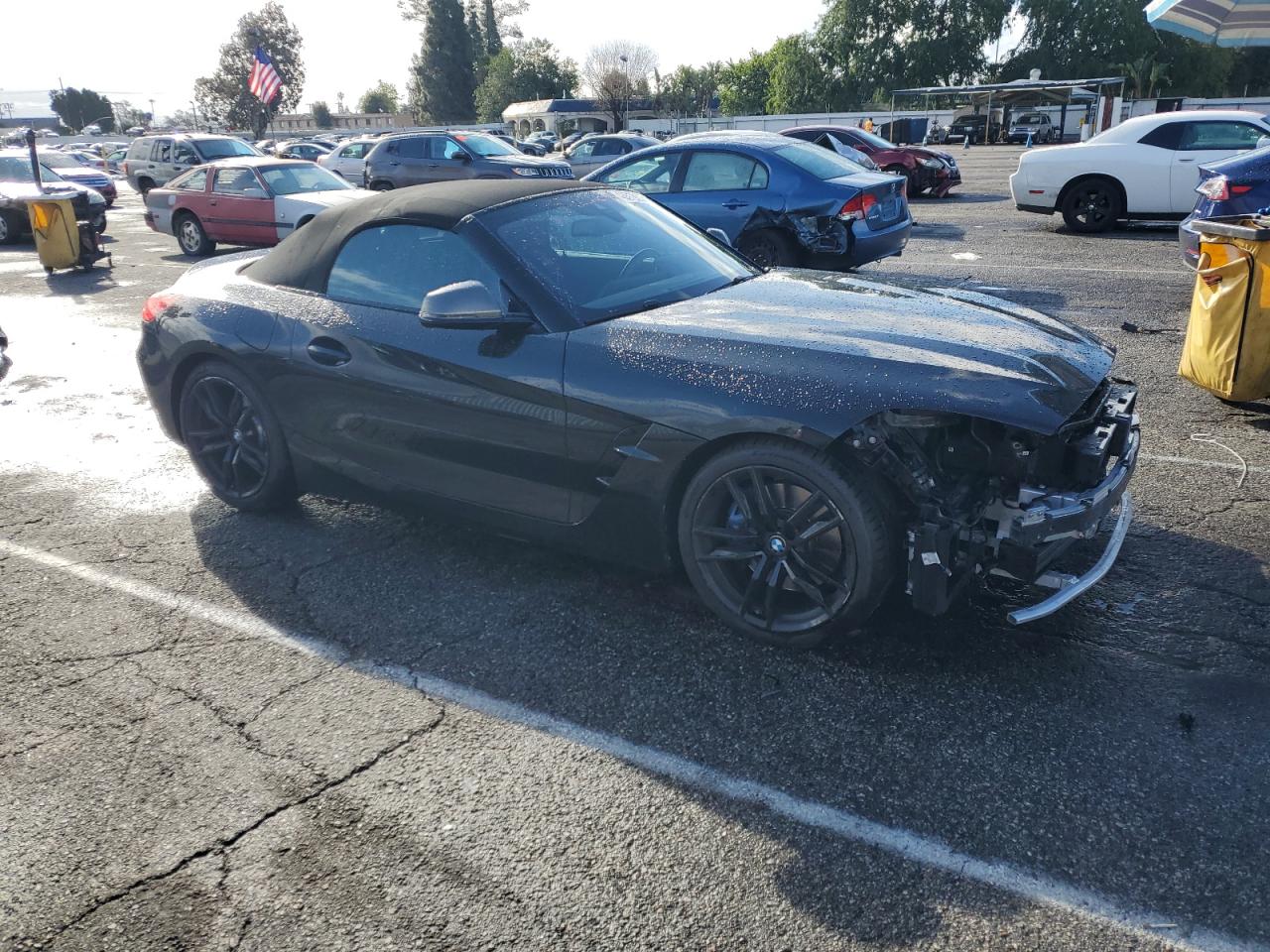 2020 BMW Z4 VIN WBAHF9C02LWW55809 Copart auction photo, front end / minor dent/scratches damage thumbnail 4