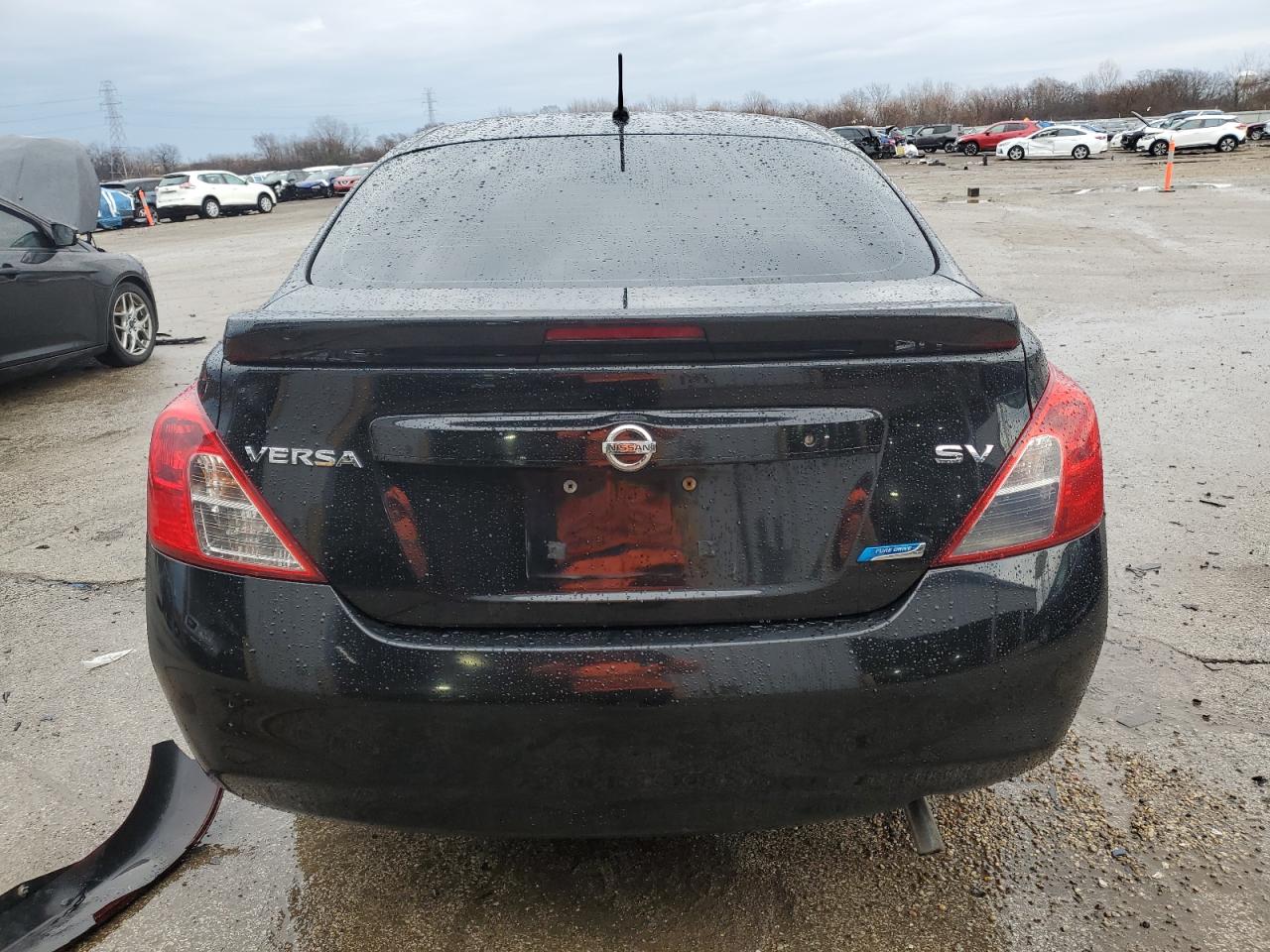 2014 Nissan Versa VIN 3N1CN7AP1EL839011 Copart auction photo, front end / side damage thumbnail 6