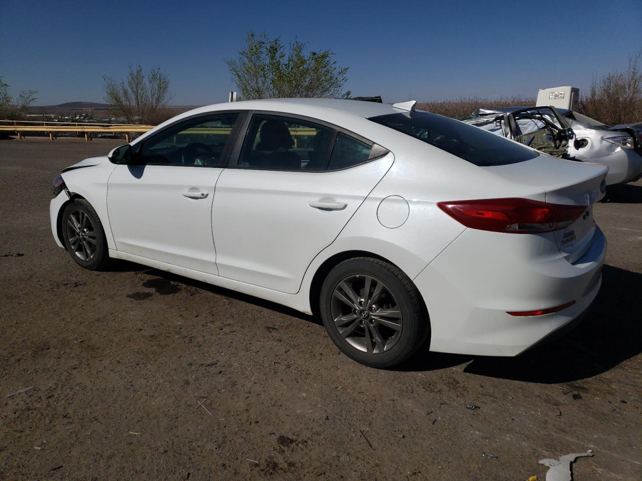 2017 Hyundai Elantra VIN 5NPD84LFXHH121053 Copart auction photo, front end damage thumbnail 2
