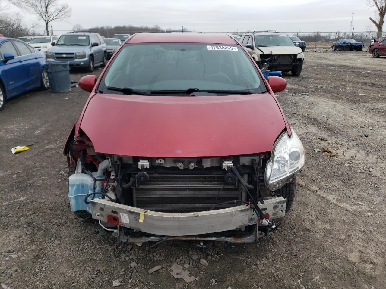 2012 Toyota Prius VIN JTDKN3DU7C1578300 Copart auction photo, front end / minor dent/scratches damage thumbnail 5