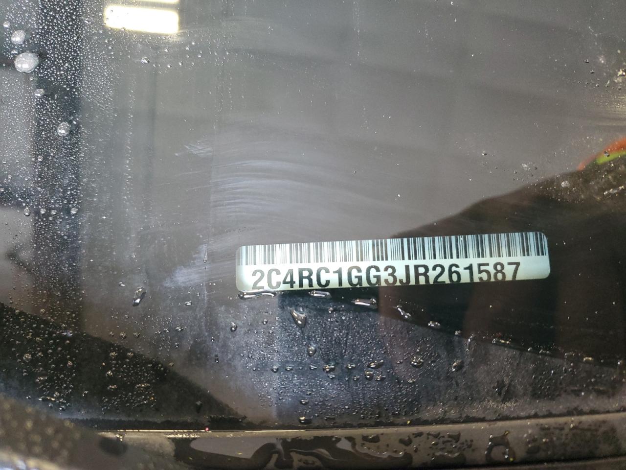 2018 Chrysler Pacifica VIN 2C4RC1GG3JR261587 Copart auction photo, all over damage thumbnail 13