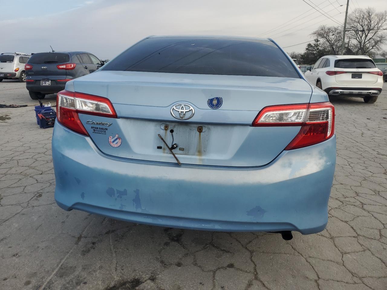 2012 Toyota Camry VIN 4T1BF1FK4CU609395 Copart auction photo, frame damage / side damage thumbnail 6