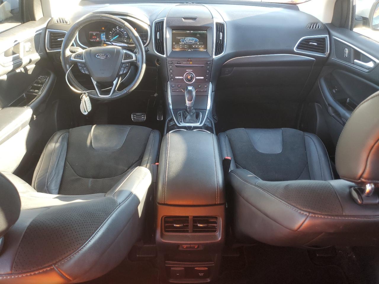 2015 Ford Edge VIN 2FMPK3AP8FBB15745 Copart auction photo, rear end / top/roof damage thumbnail 8