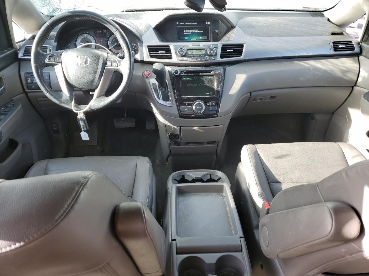 2017 Honda Odyssey VIN 5FNRL5H68HB007439 Copart auction photo, front end / side damage thumbnail 8