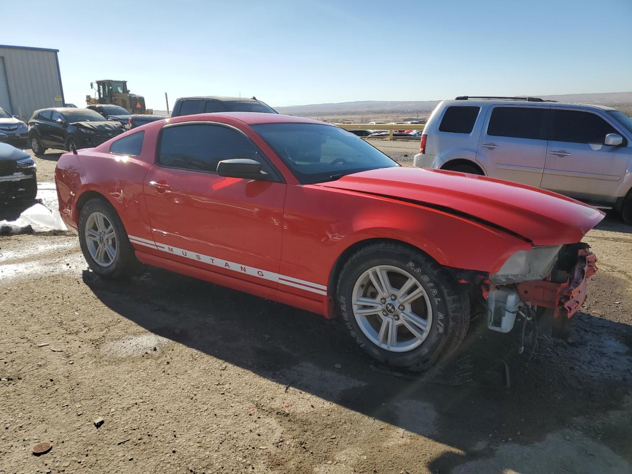2014 Ford Mustang VIN 1ZVBP8AM8E5250081 Copart auction photo, front end damage thumbnail 4