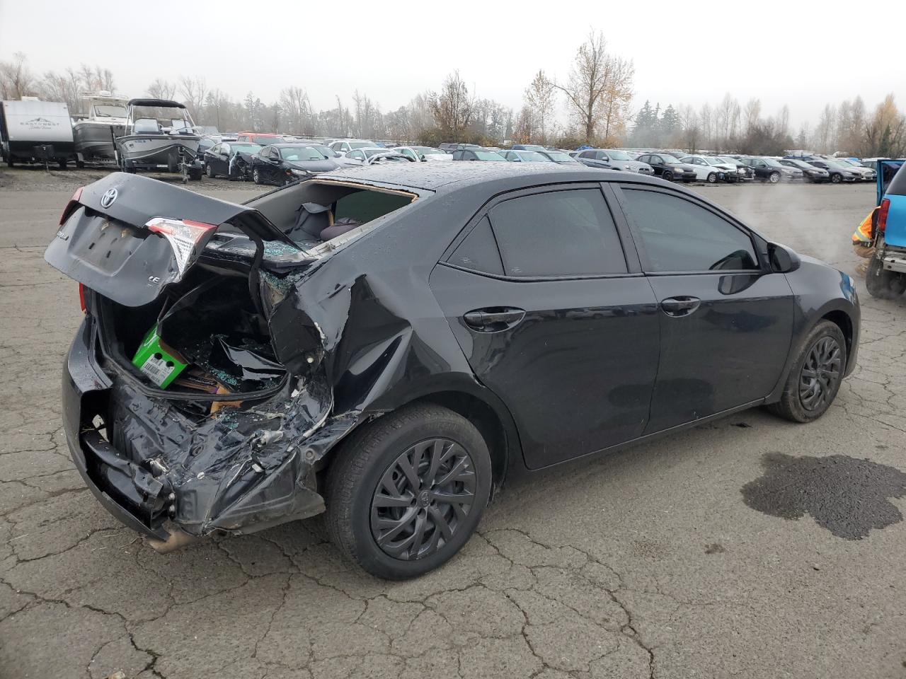 2018 Toyota Corolla VIN 2T1BURHEXJC083963 Copart auction photo, rear end damage thumbnail 3