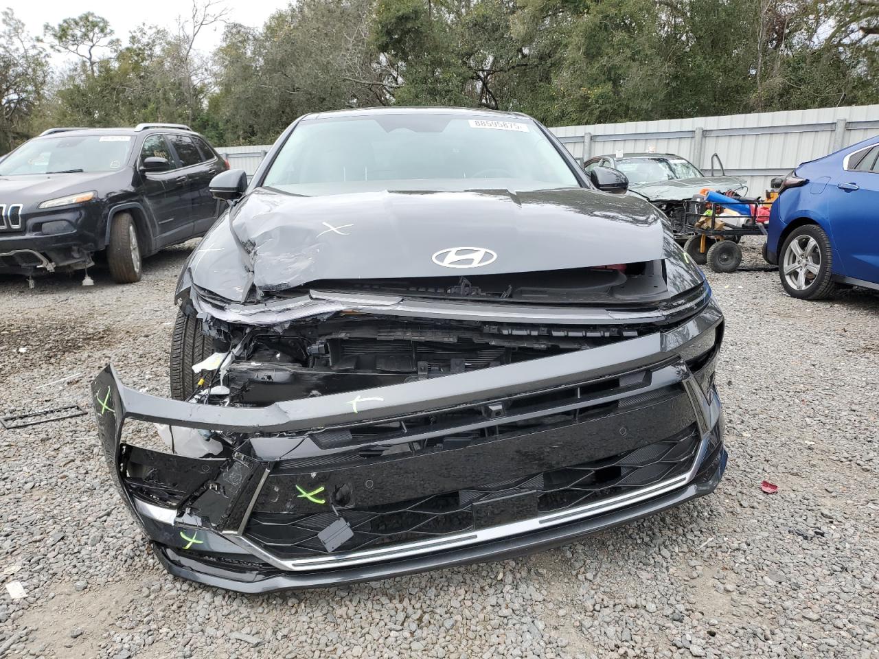 2024 Hyundai Sonata VIN KMHL54JJ7RA099643 Copart auction photo, front end damage thumbnail 5