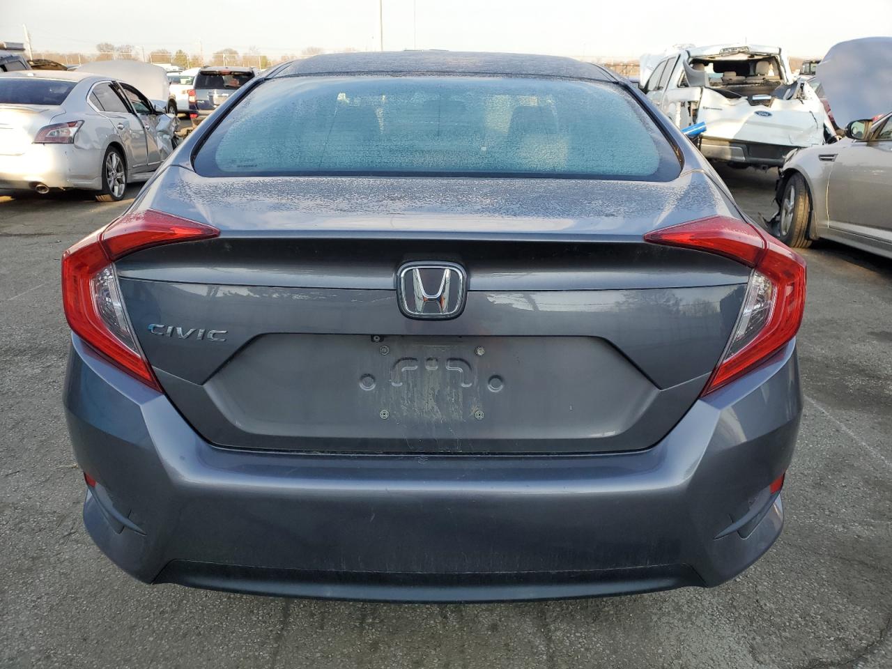 2016 Honda Civic VIN 19XFC2F57GE014706 Copart auction photo, front end / side damage thumbnail 6