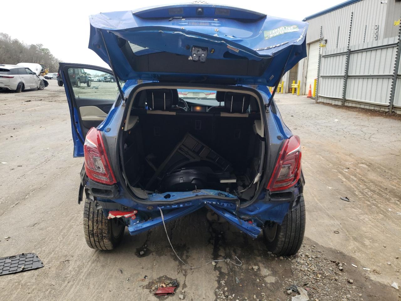 2017 Buick Encore VIN KL4CJASB1HB040662 Copart auction photo, rear end / side damage thumbnail 6