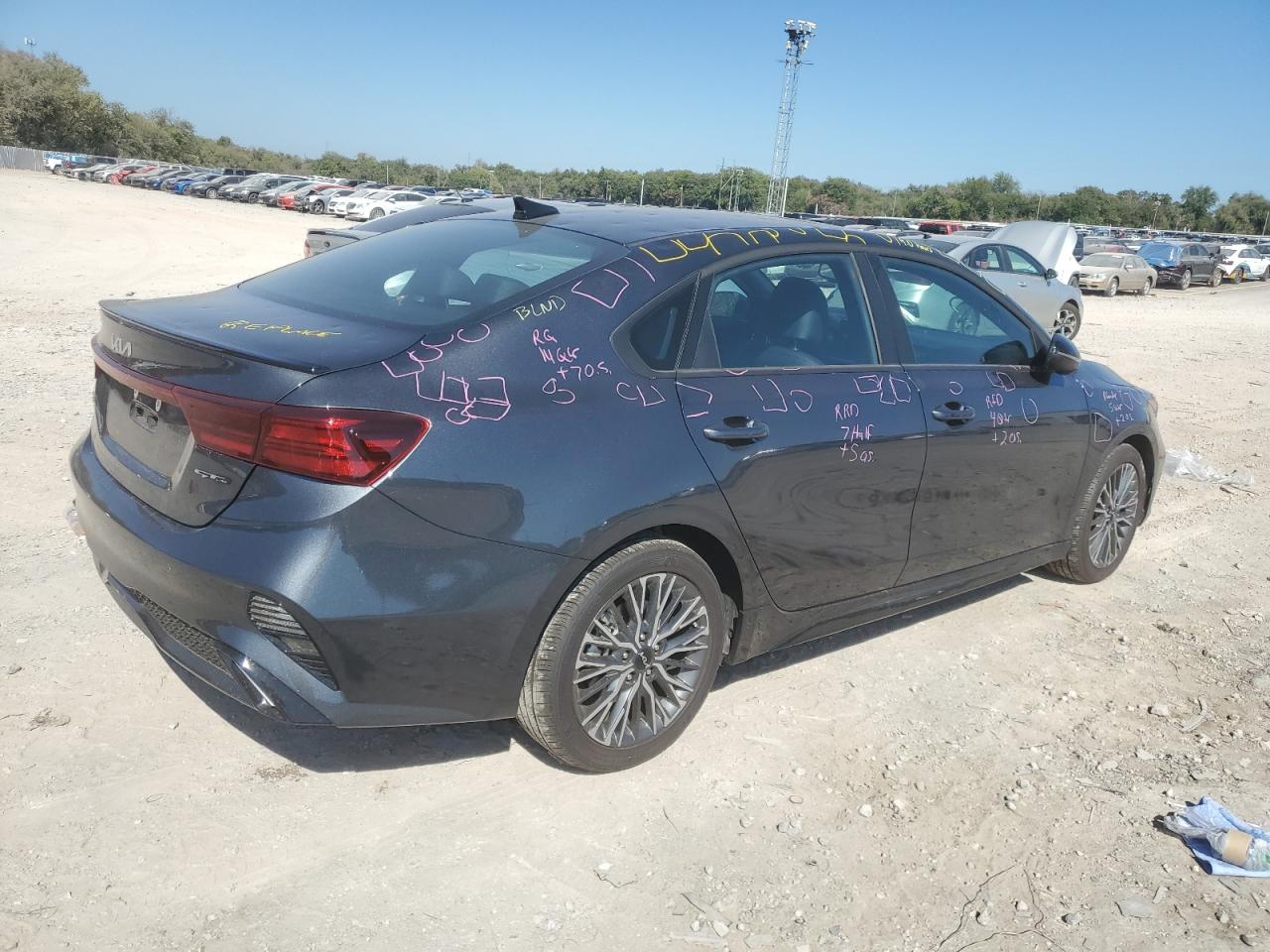 2024 KIA Forte VIN 3KPF54AD0RE797052 Copart auction photo, hail damage thumbnail 3