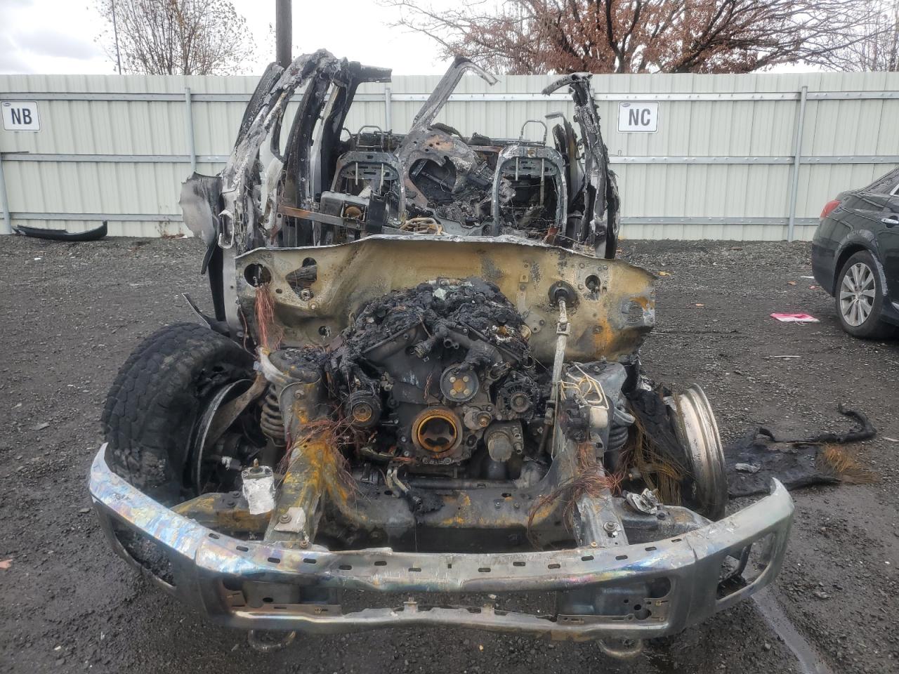 2015 Ford F-150 VIN 1FTEW1EGXFFA36994 Copart auction photo, burn - engine / burn - interior damage thumbnail 5