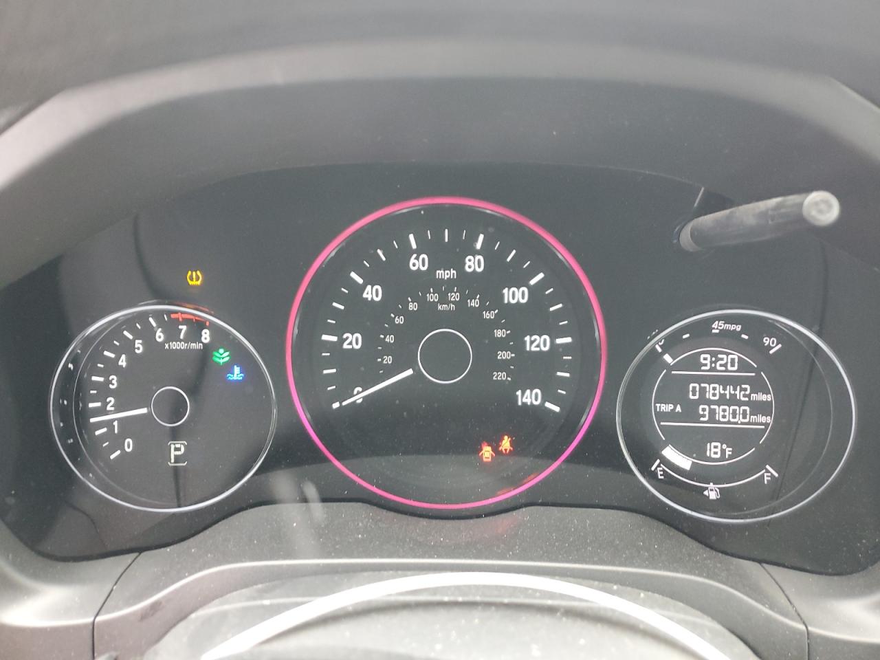 2017 Honda HR-V VIN 3CZRU6H59HM733892 Copart auction photo, side damage thumbnail 9