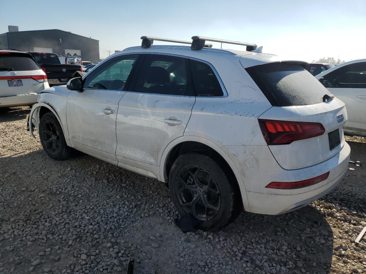 2020 Audi Q5 VIN WA1ANAFY3L2003969 Copart auction photo, front end damage thumbnail 2