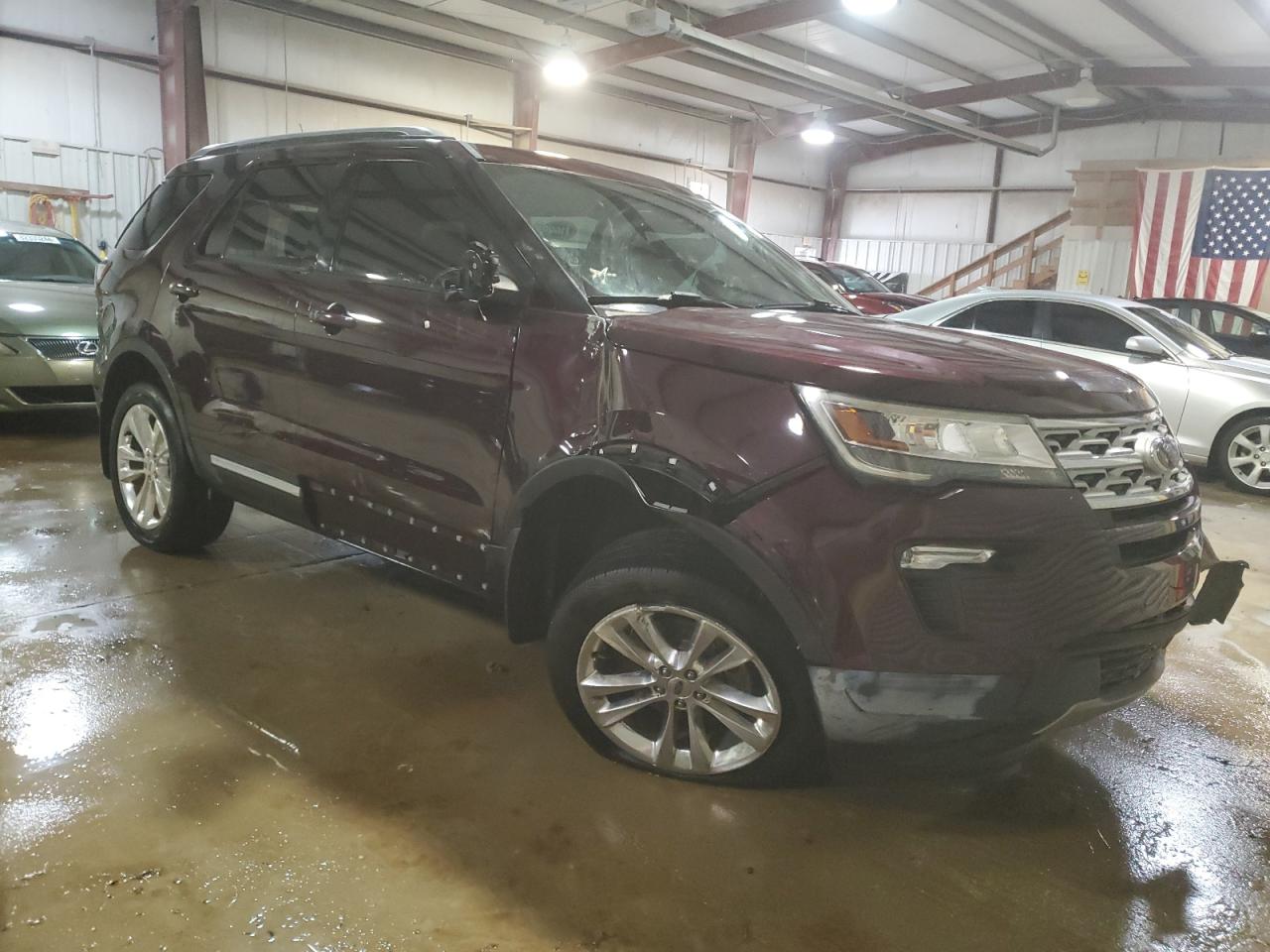 2018 Ford Explorer VIN 1FM5K7D84JGC85346 Copart auction photo, front end / rear end damage thumbnail 4