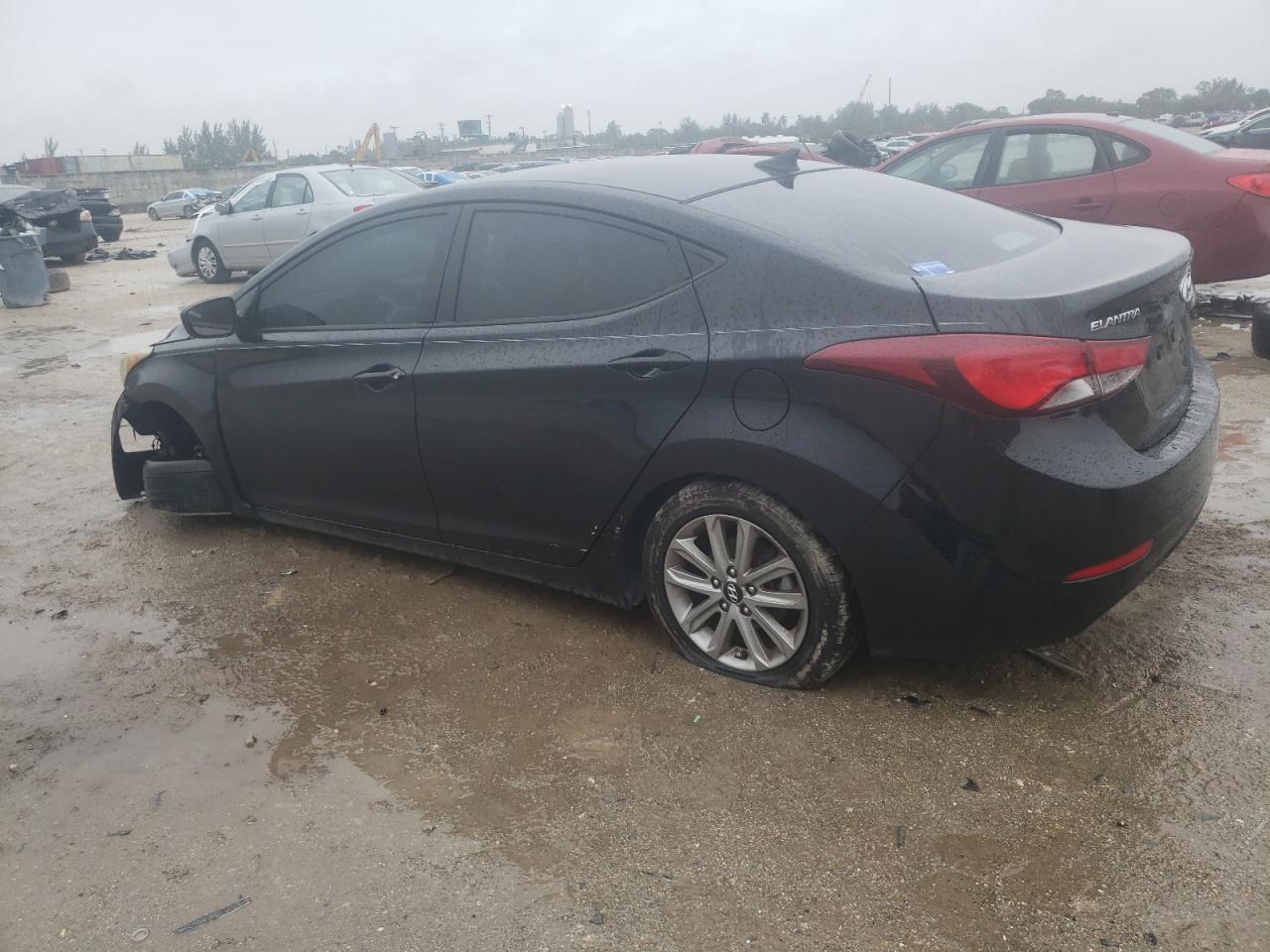 2014 Hyundai Elantra VIN 5NPDH4AE8EH478026 Copart auction photo, front end damage thumbnail 2