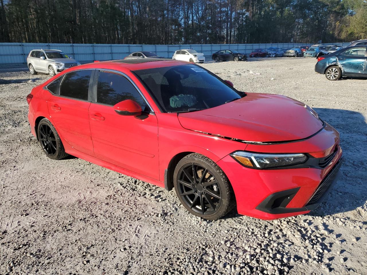 2023 Honda Civic VIN 2HGFE1F96PH307560 Copart auction photo, front end damage thumbnail 4