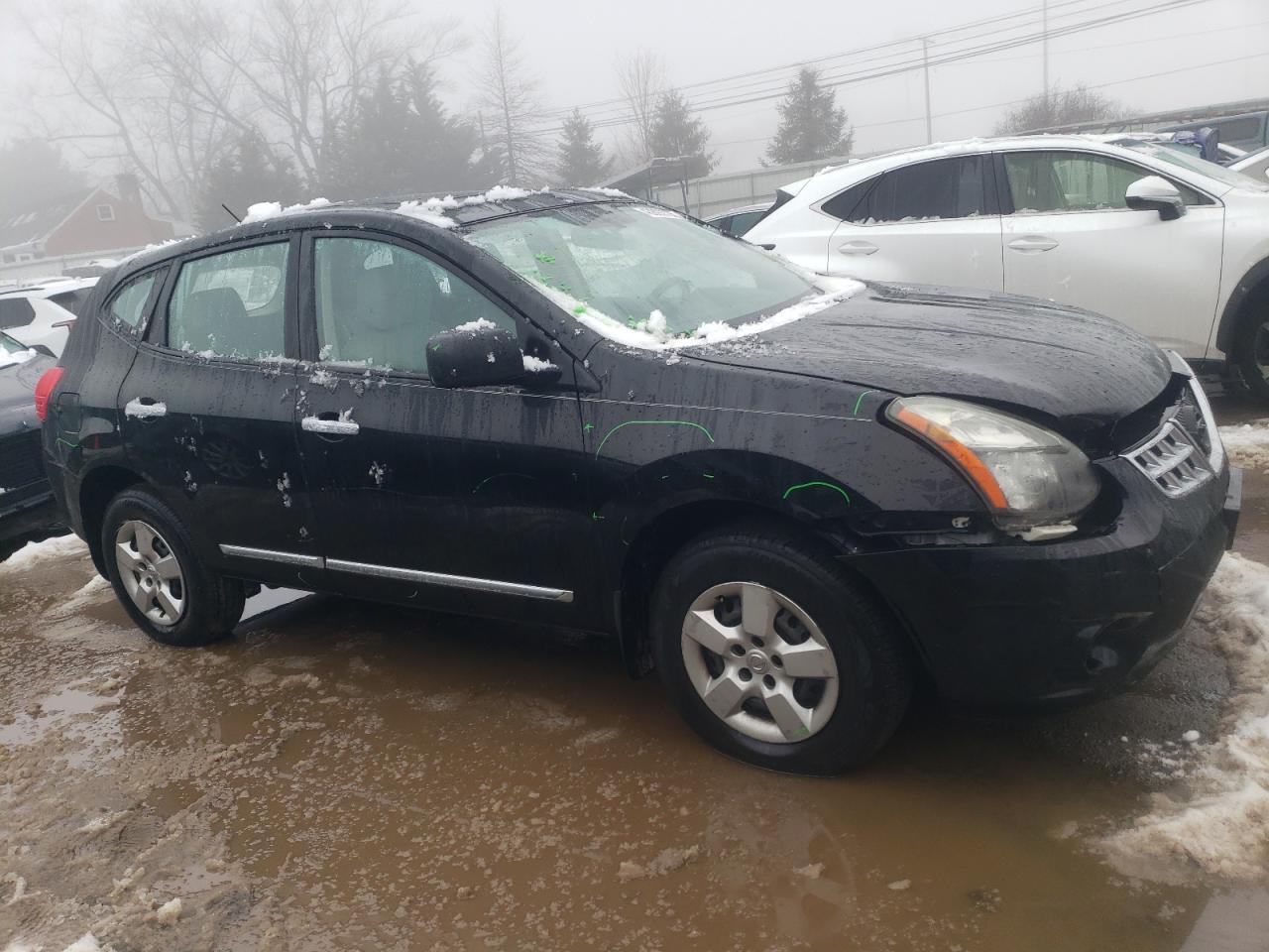 2014 Nissan Rogue VIN JN8AS5MVXEW700229 Copart auction photo, front end / minor dent/scratches damage thumbnail 4
