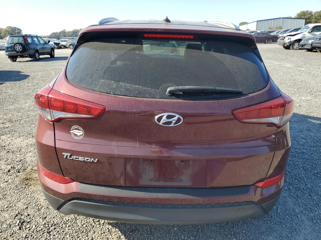 2016 Hyundai Tucson VIN KM8J33A46GU026406 Copart auction photo, rear end / side damage thumbnail 6