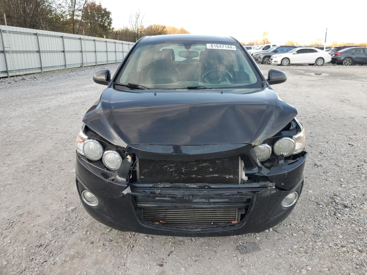 2015 Chevrolet Sonic VIN 1G1JE6SB1F4122593 Copart auction photo, front end / side damage thumbnail 5