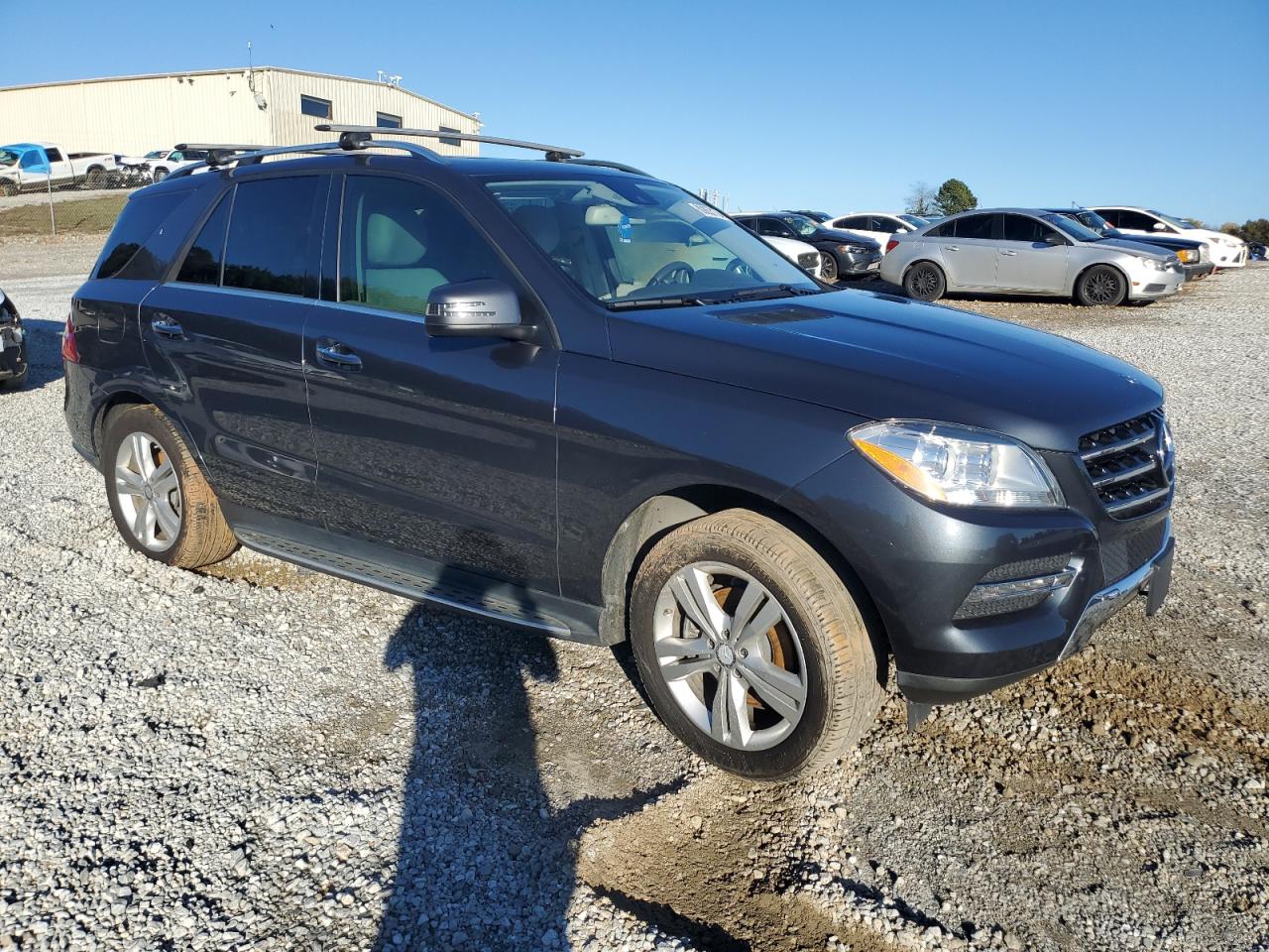 2015 Mercedes-Benz M-klasse VIN 4JGDA5HB0FA485255 Copart auction photo, burn / rear end damage thumbnail 4
