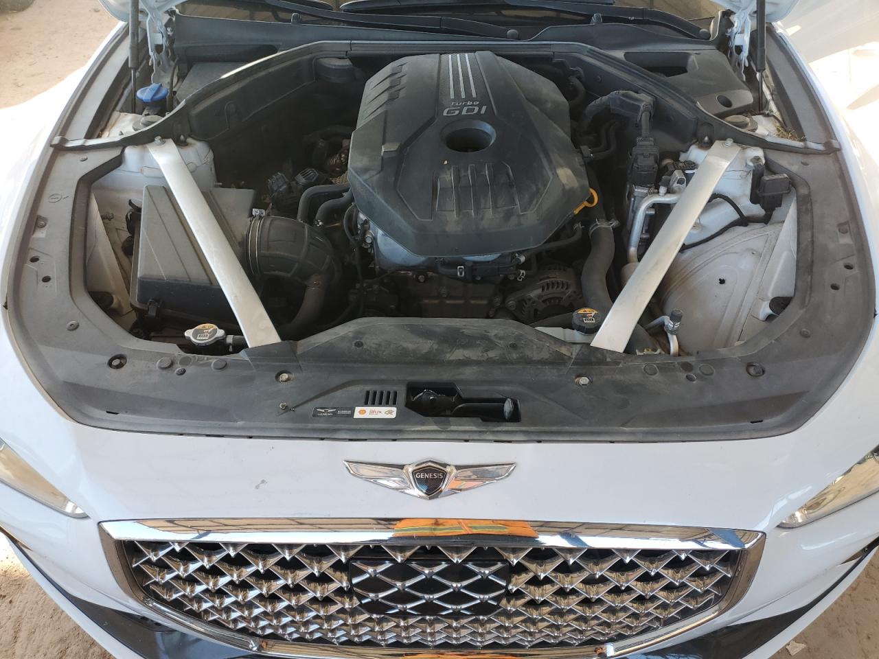 2019 Genesis G70 VIN KMTG34LA9KU022786 Copart auction photo, rear end damage thumbnail 13