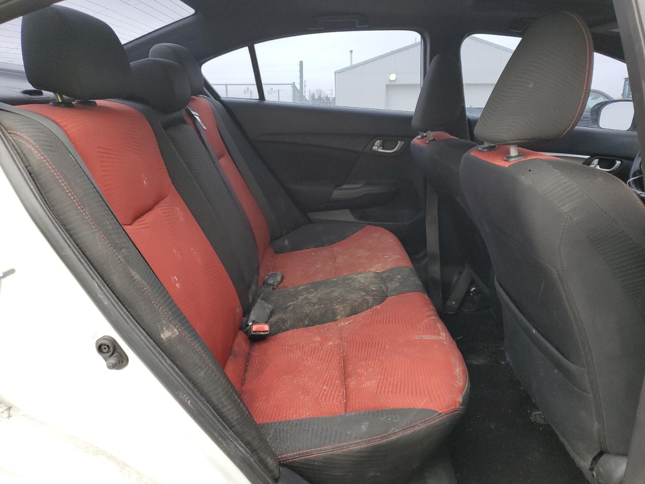 2015 Honda Civic VIN 2HGFB6E5XFH707995 Copart auction photo, all over damage thumbnail 10