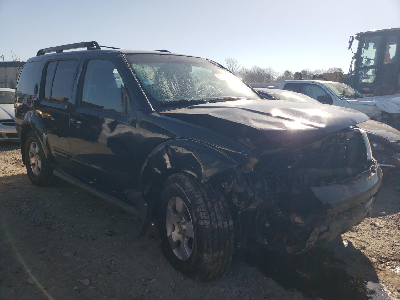 2007 Nissan Pathfinder VIN 5N1AR18W67C610188 Copart auction photo, all over damage thumbnail 4