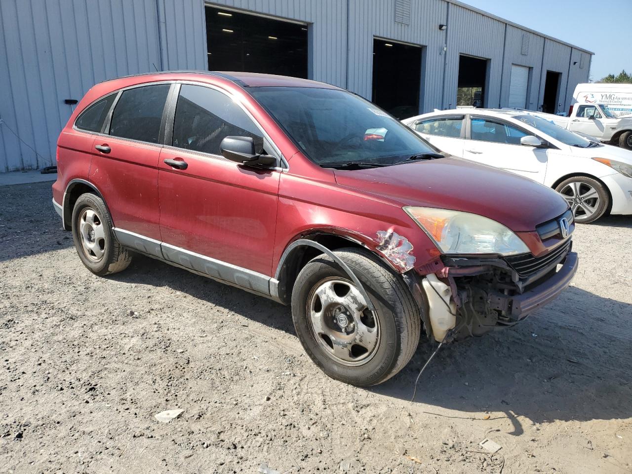 2009 Honda CR-V VIN 3CZRE38309G705165 Copart auction photo, front end damage thumbnail 4