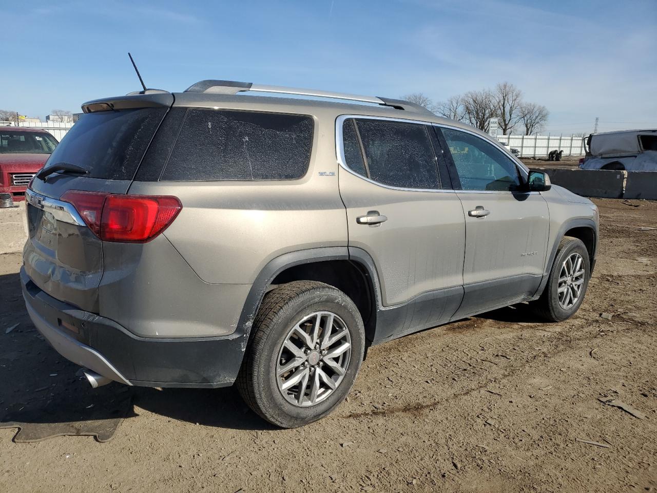 2019 GMC Acadia VIN 1GKKNLLS9KZ254205 Copart auction photo, front end / rear end damage thumbnail 3
