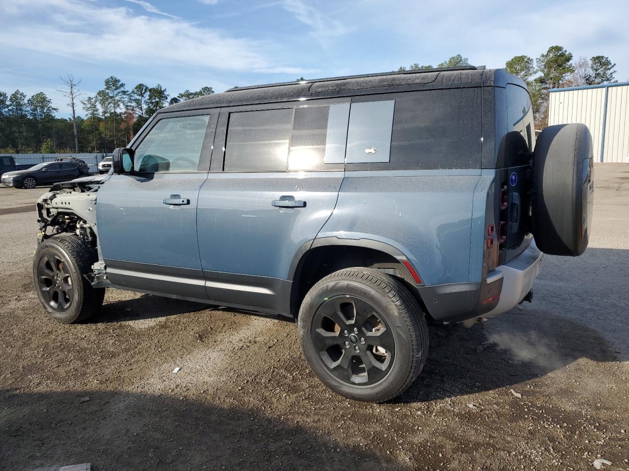 2023 Land Rover Defender VIN SALEPEEU8P2115950 Copart auction photo, front end damage thumbnail 2