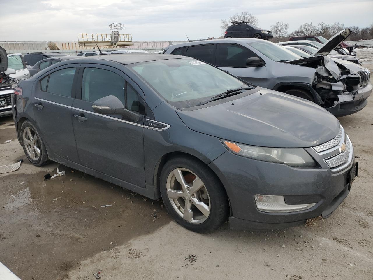 2012 Chevrolet Volt VIN 1G1RA6E42CU122495 Copart auction photo, all over damage thumbnail 4