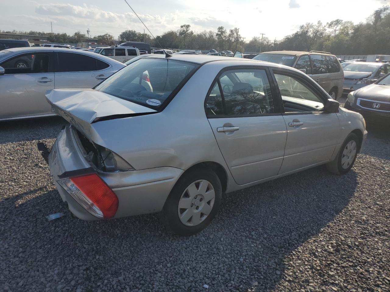 2002 Mitsubishi Lancer VIN JA3AJ26E72U062554 Copart auction photo, rear end damage thumbnail 3