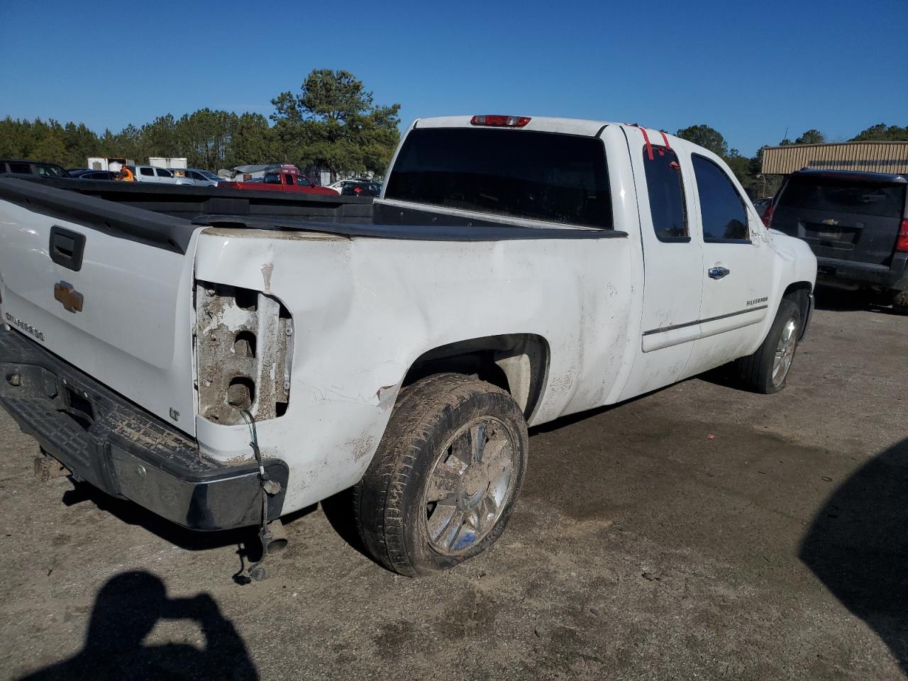 2012 Chevrolet Silverado VIN 1GCRCSE09CZ355610 Copart auction photo, all over damage thumbnail 3