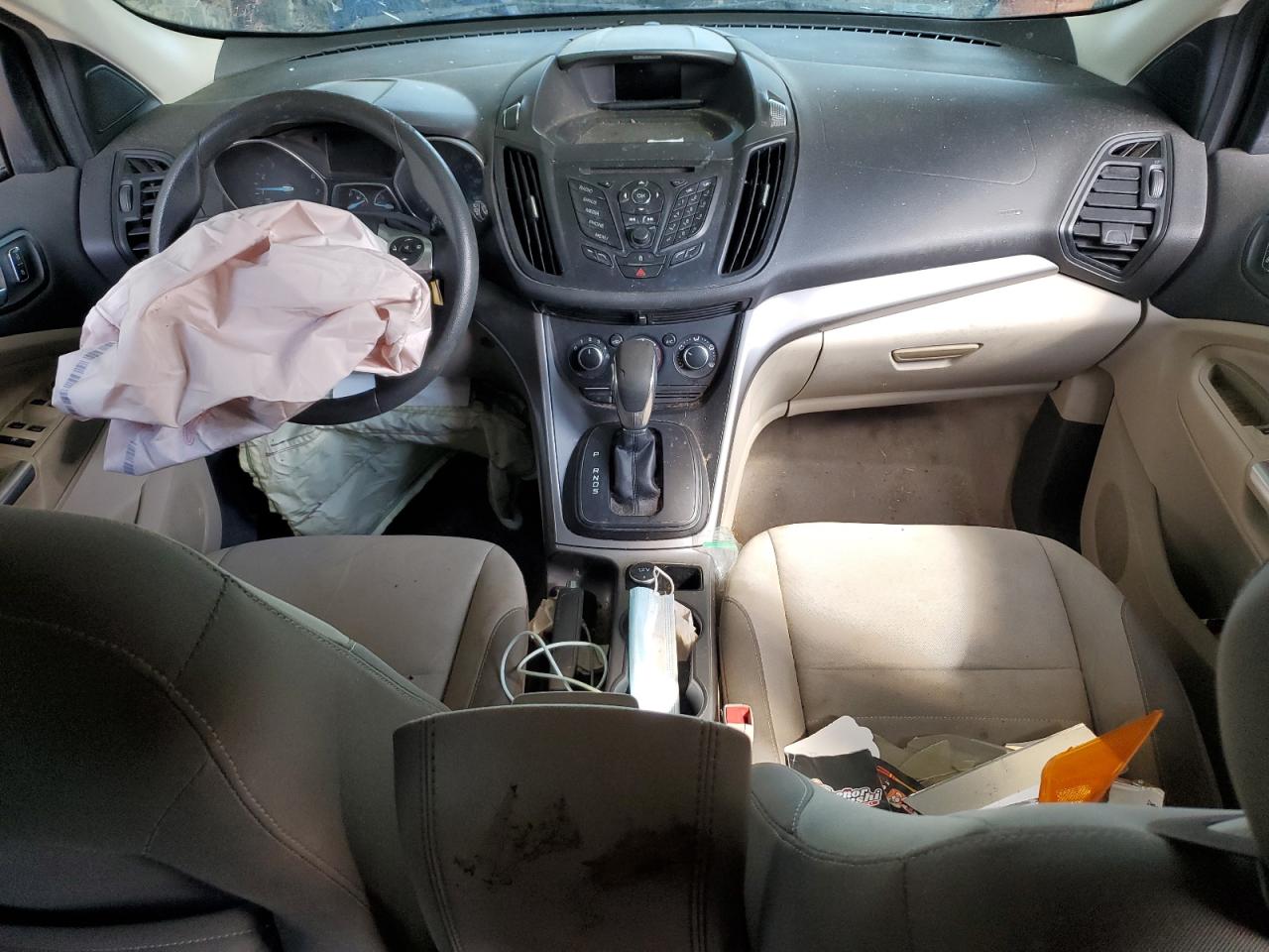 2016 Ford Escape VIN 1FMCU0GX9GUB88147 Copart auction photo, front end damage thumbnail 8