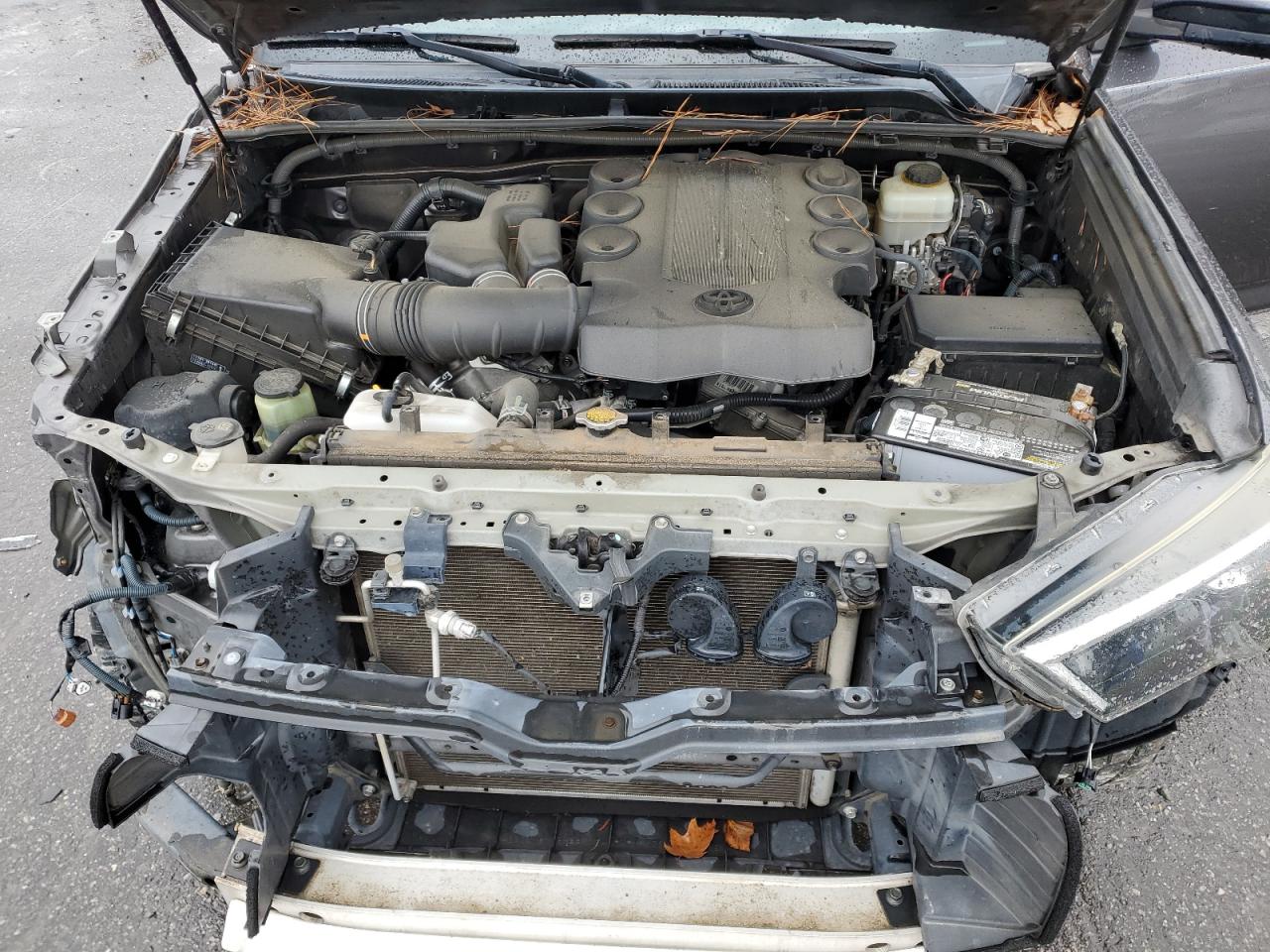 2015 Toyota 4Runner VIN JTEZU5JR8F5096179 Copart auction photo, all over damage thumbnail 11