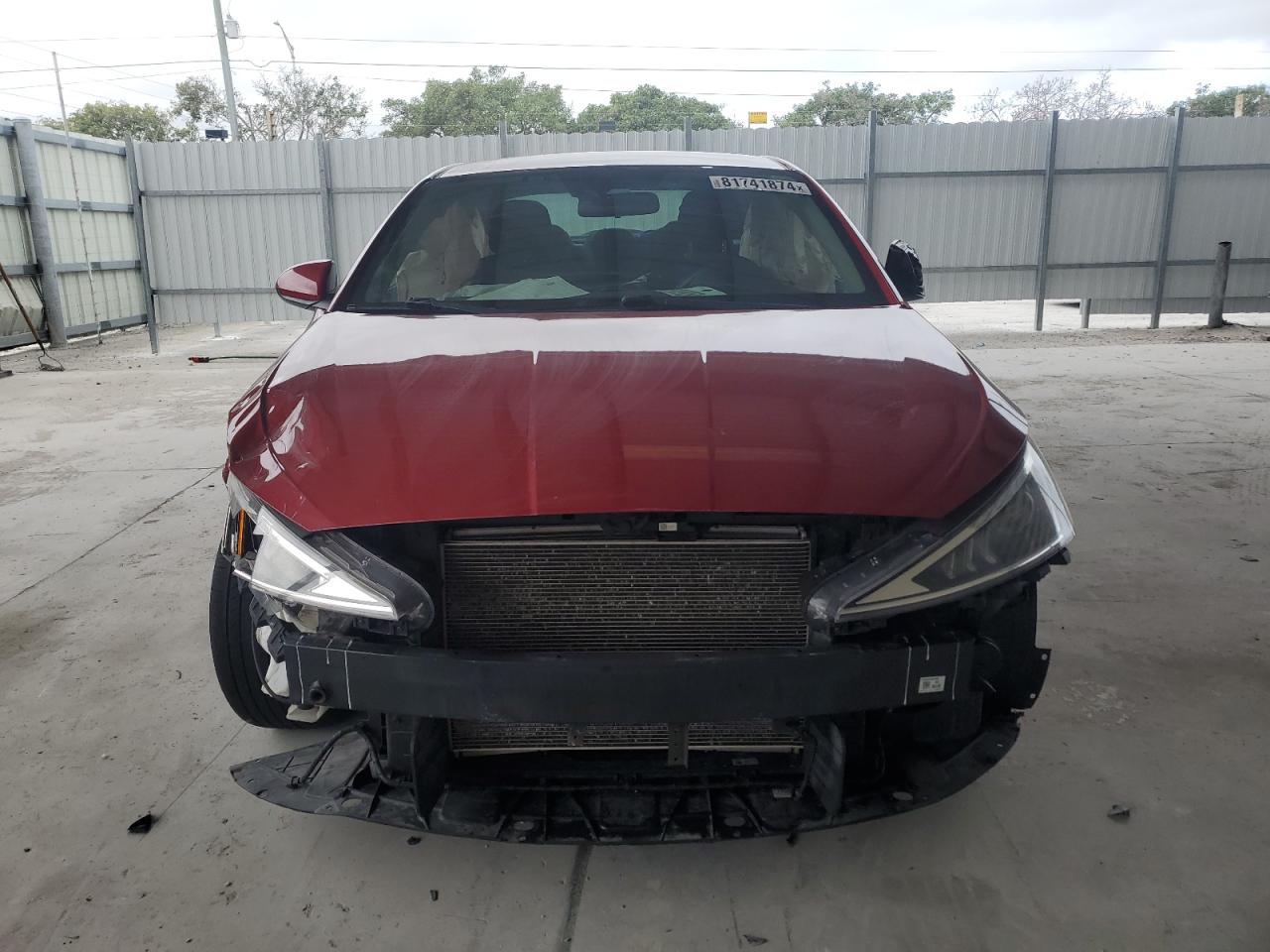 2020 Hyundai Elantra VIN KMHD84LF4LU046733 Copart auction photo, all over / mechanical damage thumbnail 5