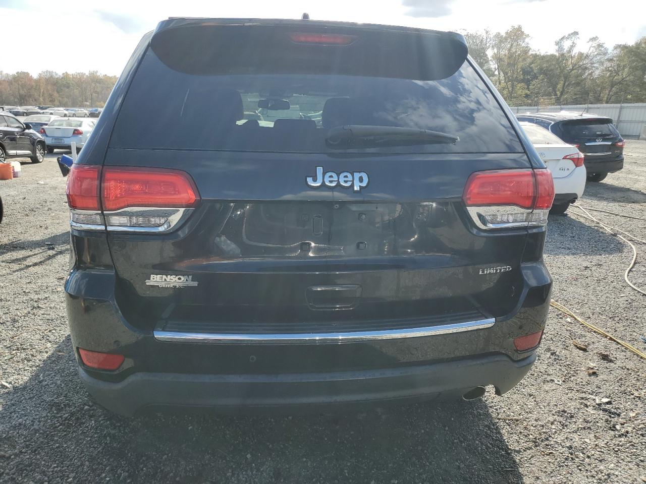 2015 Jeep Grand Cherokee VIN 1C4RJEBG0FC872004 Copart auction photo, top/roof damage thumbnail 6