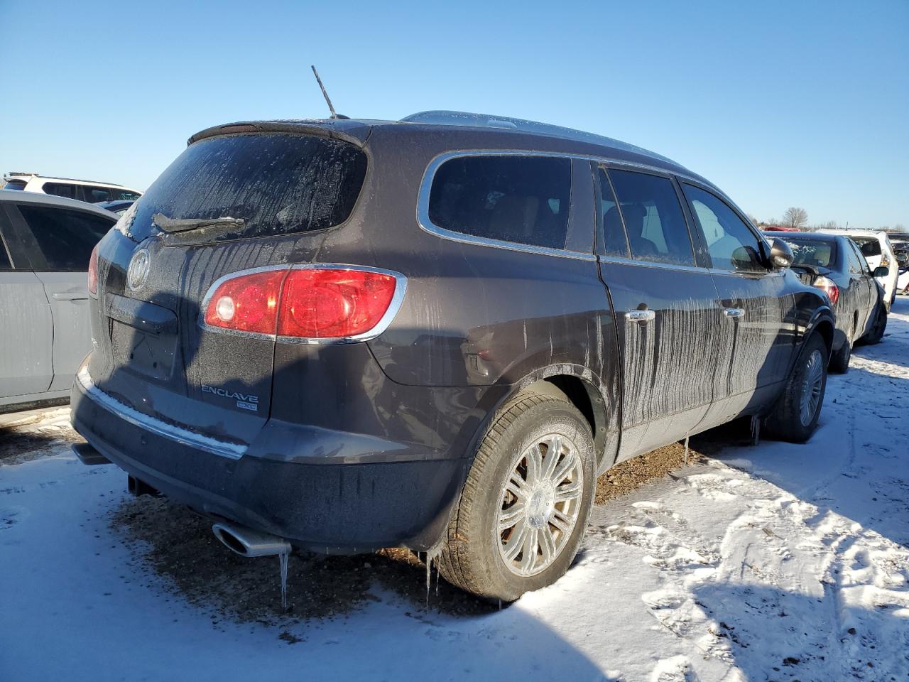 2011 Buick Enclave VIN 5GAKRCED9BJ130935 Copart auction photo, minor dent/scratches damage thumbnail 3