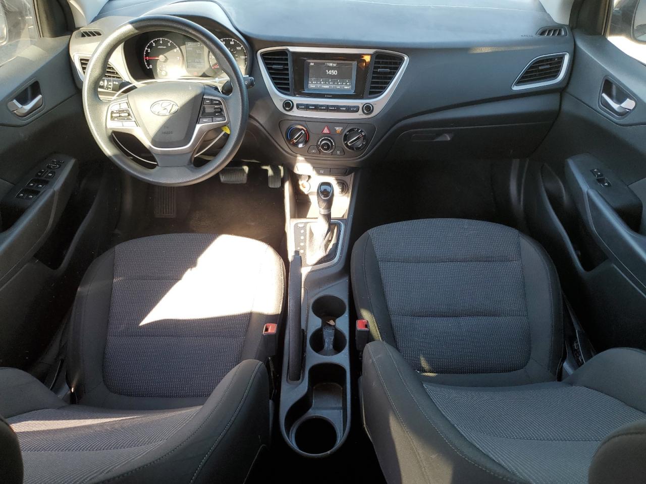 2021 Hyundai Accent VIN 3KPC24A64ME137733 Copart auction photo, rear end damage thumbnail 8